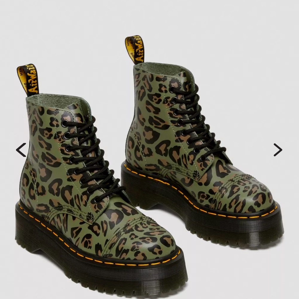 Dr. Martens Leopard Print Boots